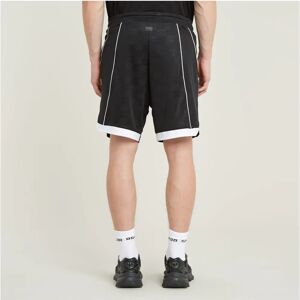 G-Star D26253-D957-6484 Zwarte voetbalshorts - Shorts G-Star D26253-D957-6484 Zwarte voetbalshorts - Shorts