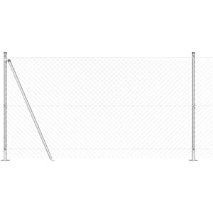 Vidaxl galvanized steel chain link fence - Outdoor Security Boundary Vidaxl galvanized steel chain link fence - Outdoor Security Boundary