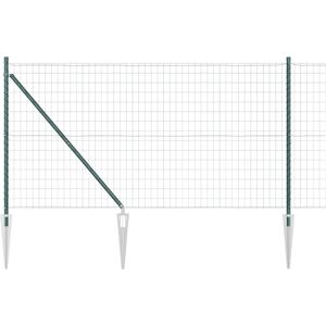 Vivid green galvanized steel garden fencing - Fencing Vivid green galvanized steel garden fencing - Fencing