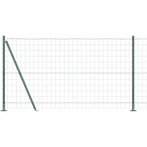 vidaXL Garden Fence with Steel Posts - Fence vidaXL Garden Fence with Steel Posts - Fence