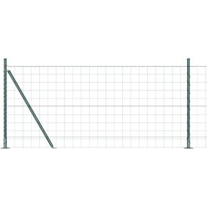 vidaXL Metal Fence with PVC Coating - Green - Garden & Outdoor Barrier vidaXL Metal Fence with PVC Coating - Green - Garden & Outdoor Barrier