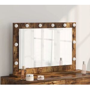 Vidaxl - Dressing Mirror - Smoked Oak - 80x55x18 cm - Mirror Vidaxl - Dressing Mirror - Smoked Oak - 80x55x18 cm - Mirror