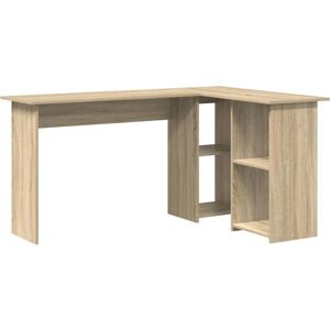 Vidaxl Sonoma Oak Computer Desk - Modern, 2-tier, 150x55cm Vidaxl Sonoma Oak Computer Desk - Modern, 2-tier, 150x55cm