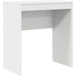 vidaXL White Engineered Wood Desk 70x40x76cm - Modern Office Table vidaXL White Engineered Wood Desk 70x40x76cm - Modern Office Table