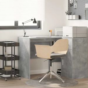 VidaXL Gray Concrete Modern Desk - Desk VidaXL Gray Concrete Modern Desk - Desk