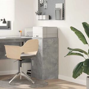 Vidaxl Grå Beton Opbevaringsskab med Skuffer - Møbel Vidaxl Grå Beton Opbevaringsskab med Skuffer - Møbel