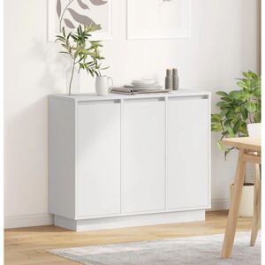 vidaXL Weißes LED-Sideboard - Stauraum & Modernes Design vidaXL Weißes LED-Sideboard - Stauraum & Modernes Design