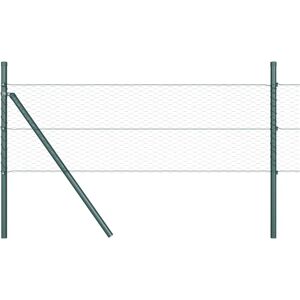 vidaXL Hexagon Fence Green 0.4x10 m Steel - Garden Enclosure vidaXL Hexagon Fence Green 0.4x10 m Steel - Garden Enclosure