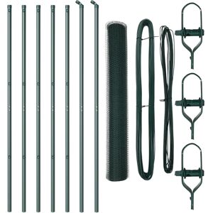 vidaXL Grønn sekskantet gjerde 1,2x10 m Stål vidaXL Grønn sekskantet gjerde 1,2x10 m Stål