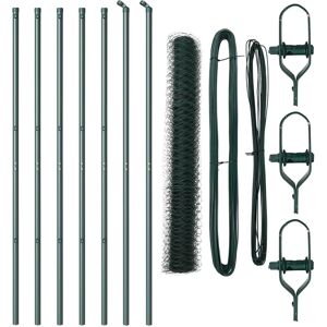 vidaXL Stål Sekshjørning Gitter - 10 x 1,2 m - Haveafgrænsning vidaXL Stål Sekshjørning Gitter - 10 x 1,2 m - Haveafgrænsning