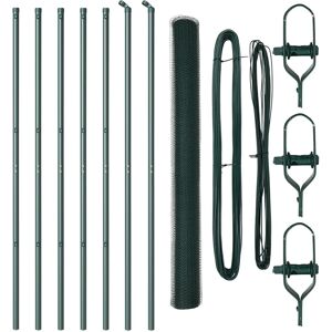 vidaXL Garden Fence Set - Green - Modern Garden Fence vidaXL Garden Fence Set - Green - Modern Garden Fence