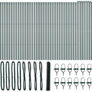 VidaXL Green Hexagon Fence 1.4x100m Steel, 13 pcs Vert Ø32mm 190cm VidaXL Green Hexagon Fence 1.4x100m Steel, 13 pcs Vert Ø32mm 190cm