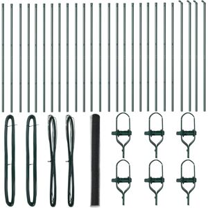 VidaXL Hexagonal Gray Metal Fence - Fence VidaXL Hexagonal Gray Metal Fence - Fence