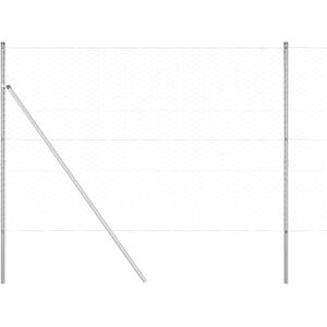 VidaXL Galvanized Steel Hexagonal Fence - Durable Outdoor Barrier VidaXL Galvanized Steel Hexagonal Fence - Durable Outdoor Barrier