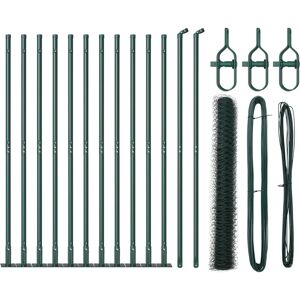 Vidaxl Stålgjerde 25 x 1.2 m - Utendørs gjerde Vidaxl Stålgjerde 25 x 1.2 m - Utendørs gjerde