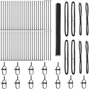 vidaXL Gray Hexagonal Metal Fence Kit - Fence vidaXL Gray Hexagonal Metal Fence Kit - Fence