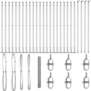 VidaXL galvanized steel hexagonal fence - Garden & Outdoor VidaXL galvanized steel hexagonal fence - Garden & Outdoor