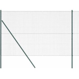 vidaXL Aidankantolenkkisarja 13 Postia Vihreä 1.6x25 m Korkeusmetalli vidaXL Aidankantolenkkisarja 13 Postia Vihreä 1.6x25 m Korkeusmetalli