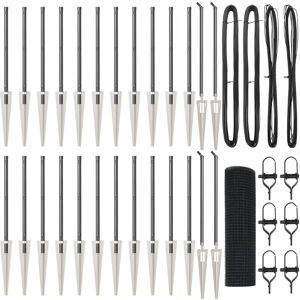 Gard din oțel vidaXL cu 13 stâlpi gri - Gard Gard din oțel vidaXL cu 13 stâlpi gri - Gard