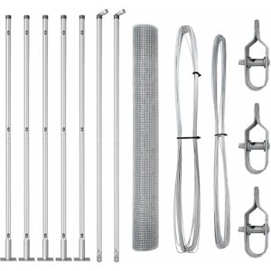 vidaXL Galvaniserede Stålsøjler 1.2x10 m - Gitter vidaXL Galvaniserede Stålsøjler 1.2x10 m - Gitter