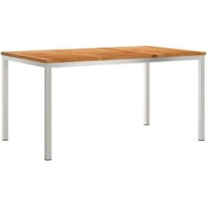 vidaXL Solid teak utendørs spisetafel - Bord vidaXL Solid teak utendørs spisetafel - Bord