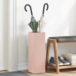 vidaXL Pink Metal Rectangular Umbrella Stand - Umbrella Stand vidaXL Pink Metal Rectangular Umbrella Stand - Umbrella Stand