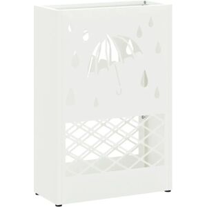 vidaXL White umbrella stand - 28x12x41 cm - Umbrella Stand vidaXL White umbrella stand - 28x12x41 cm - Umbrella Stand