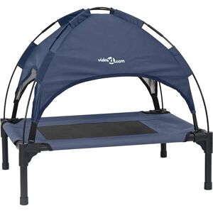 vidaXL Højt hundeseng i marineblå stål - Hundeseng vidaXL Højt hundeseng i marineblå stål - Hundeseng