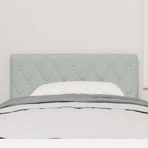 Vidaxl Light Gray Velvet Button Tufted Wall Headboard - Headboard Vidaxl Light Gray Velvet Button Tufted Wall Headboard - Headboard