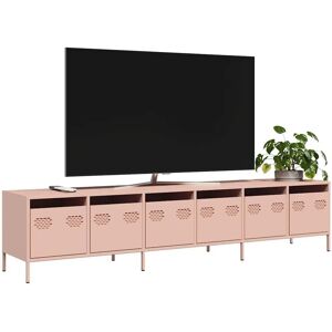 vidaXL 202x39x43.5 cm Pink TV Cabinet - TV Furniture vidaXL 202x39x43.5 cm Pink TV Cabinet - TV Furniture