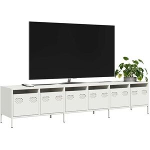 vidaXL 202x39x43.5 cm Steel TV Cabinet - TV Stand and Sideboard vidaXL 202x39x43.5 cm Steel TV Cabinet - TV Stand and Sideboard
