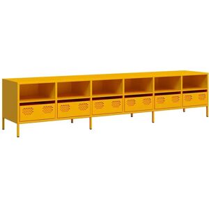 vidaXL TV Schrank Senfgelb - TV Cabinet vidaXL TV Schrank Senfgelb - TV Cabinet