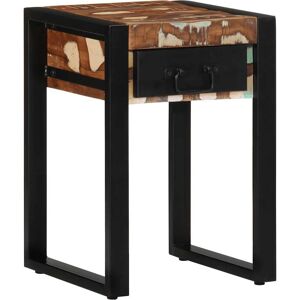 vidaXL 4015944 Table d'appoint multicolore en bois recyclé - Table d'appoint - Publicité vidaXL 4015944 Table d'appoint multicolore en bois recyclé - Table d'appoint - Publicité
