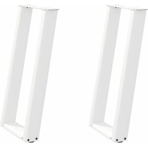 vidaXL Console Table Legs U-Shape 2 pcs White - Console Table Legs vidaXL Console Table Legs U-Shape 2 pcs White - Console Table Legs