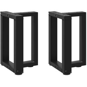 vidaXL Steel T-Shape Coffee Table Legs 28x25x(42-43) cm vidaXL Steel T-Shape Coffee Table Legs 28x25x(42-43) cm