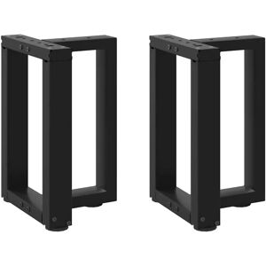 vidaXL Black T-Shape Coffee Table Legs - Coffee Table Legs vidaXL Black T-Shape Coffee Table Legs - Coffee Table Legs