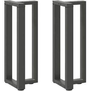 vidaXL Konsole Tischbeine T-Form Anthrazit - Konsole Tischbeine vidaXL Konsole Tischbeine T-Form Anthrazit - Konsole Tischbeine