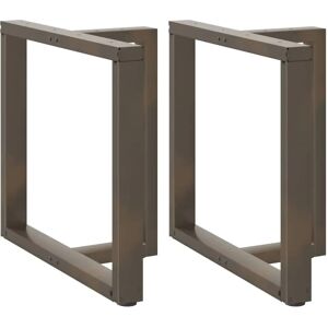 VidaXL T-Shape Table Legs - Durable Steel, Adjustable Feet VidaXL T-Shape Table Legs - Durable Steel, Adjustable Feet