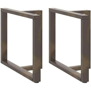 vidaXL Table Legs T-Shape Steel 2 pcs - Heavy Duty Dining Table Support vidaXL Table Legs T-Shape Steel 2 pcs - Heavy Duty Dining Table Support