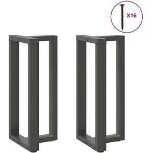 vidaXL 4013074 Stahl T-Form Bar Tischbeine - Tisch vidaXL 4013074 Stahl T-Form Bar Tischbeine - Tisch