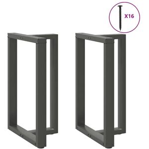 vidaXL 4013082 Tischbeine – T-Form Stahl Anthrazit - Tischbeine vidaXL 4013082 Tischbeine – T-Form Stahl Anthrazit - Tischbeine