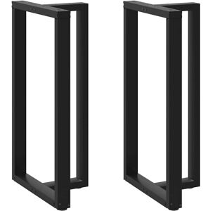 Piernas de mesa de barra en forma de T de vidaXL - Mesa Piernas de mesa de barra en forma de T de vidaXL - Mesa