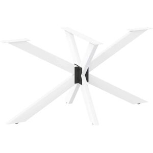 vidaXL Pieds de table en acier blanc en forme d'araignée - Pieds de table - Publicité vidaXL Pieds de table en acier blanc en forme d'araignée - Pieds de table - Publicité