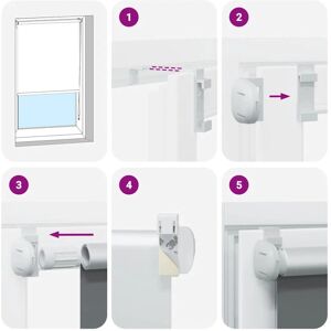 vidaXL Blackout Roller Blinds - 105x150 cm - Polyester vidaXL Blackout Roller Blinds - 105x150 cm - Polyester