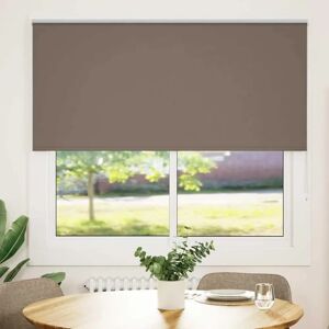 vidaXL Brown Polyester 150x130 cm Roller Blind - roller blind vidaXL Brown Polyester 150x130 cm Roller Blind - roller blind