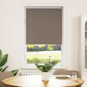 vidaXL Darkening Roller Blind Brown - Rollershade for Privacy & Light Control vidaXL Darkening Roller Blind Brown - Rollershade for Privacy & Light Control