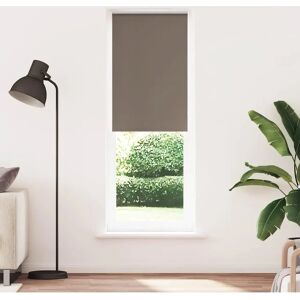 vidaXL Blackout Roller Blind - 85x210cm, Brown, Durable Polyester vidaXL Blackout Roller Blind - 85x210cm, Brown, Durable Polyester