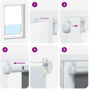 vidaXL Grey Blackout Roller Blinds - Rollers vidaXL Grey Blackout Roller Blinds - Rollers