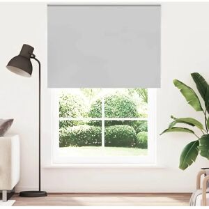 vidaXL Gray blackout roller blind - Home & Office vidaXL Gray blackout roller blind - Home & Office
