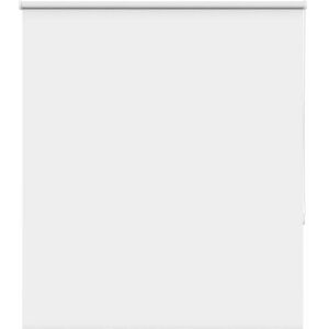 vidaXL White 135x130cm Polyester Blackout Roller Blind - Roller Blind vidaXL White 135x130cm Polyester Blackout Roller Blind - Roller Blind